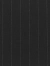 Black/Gray Wool/Polyester Vertical Stripe Crepe Suiting 60W