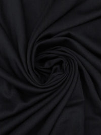 Crow Black Wool/Rayon Gabardine Suiting - NY Designer - 58W