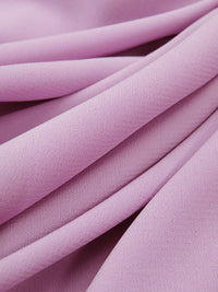 Lilac Polyester/Lycra Stretch Crepe de Chine - NY Designer - 54W