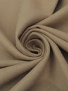 Camel 100% Wool Heavy Melton Coating - NY Designer - 54W