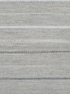 Heathered Stone Gray/Silver/Oatmeal Rayon/Nylon/Spandex Horizontal Stripe Design Stretch Bengaline Suiting - NY Designer - 60W