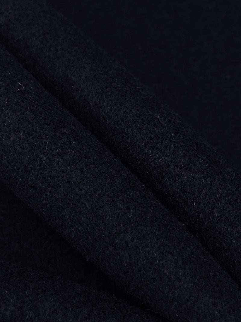 Twilight Blue Wool/Polyester Plush Coating - NY Designer - 60W