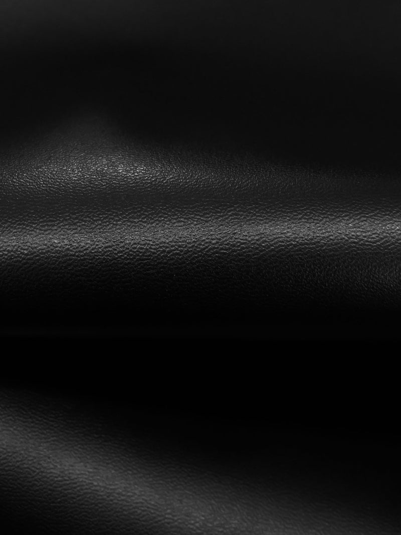 Cauldron Black Polyurethane/Lycra Stretch Faux Leather - NY Designer - 54W