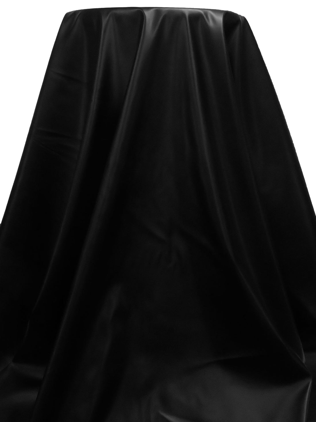 Cauldron Black Polyurethane/Lycra Stretch Faux Leather - NY Designer - 54W