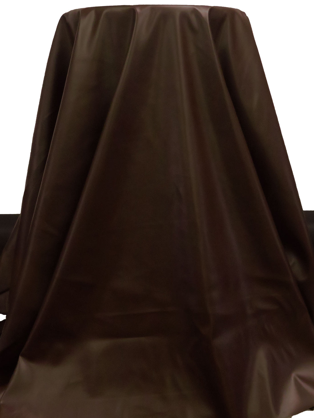 Dark Chocolate Polyurethane/Lycra Stretch Faux Leather - NY Designer - 54W