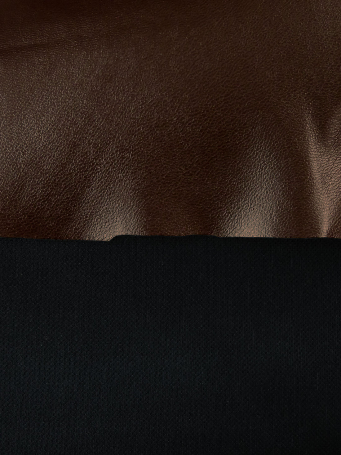Dark Chocolate Polyurethane/Lycra Stretch Faux Leather - NY Designer - 54W