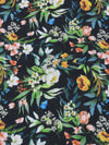 Black/Spring Green/Tuscan Sun/Multi 100% Rayon Floral Print Challis 58W