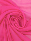 Vivid French Rose Nylon/Lycra Sheer Mesh Knit Lining - NY Designer - 58W