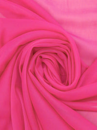 Vivid French Rose Nylon/Lycra Sheer Mesh Knit Lining - NY Designer - 58W