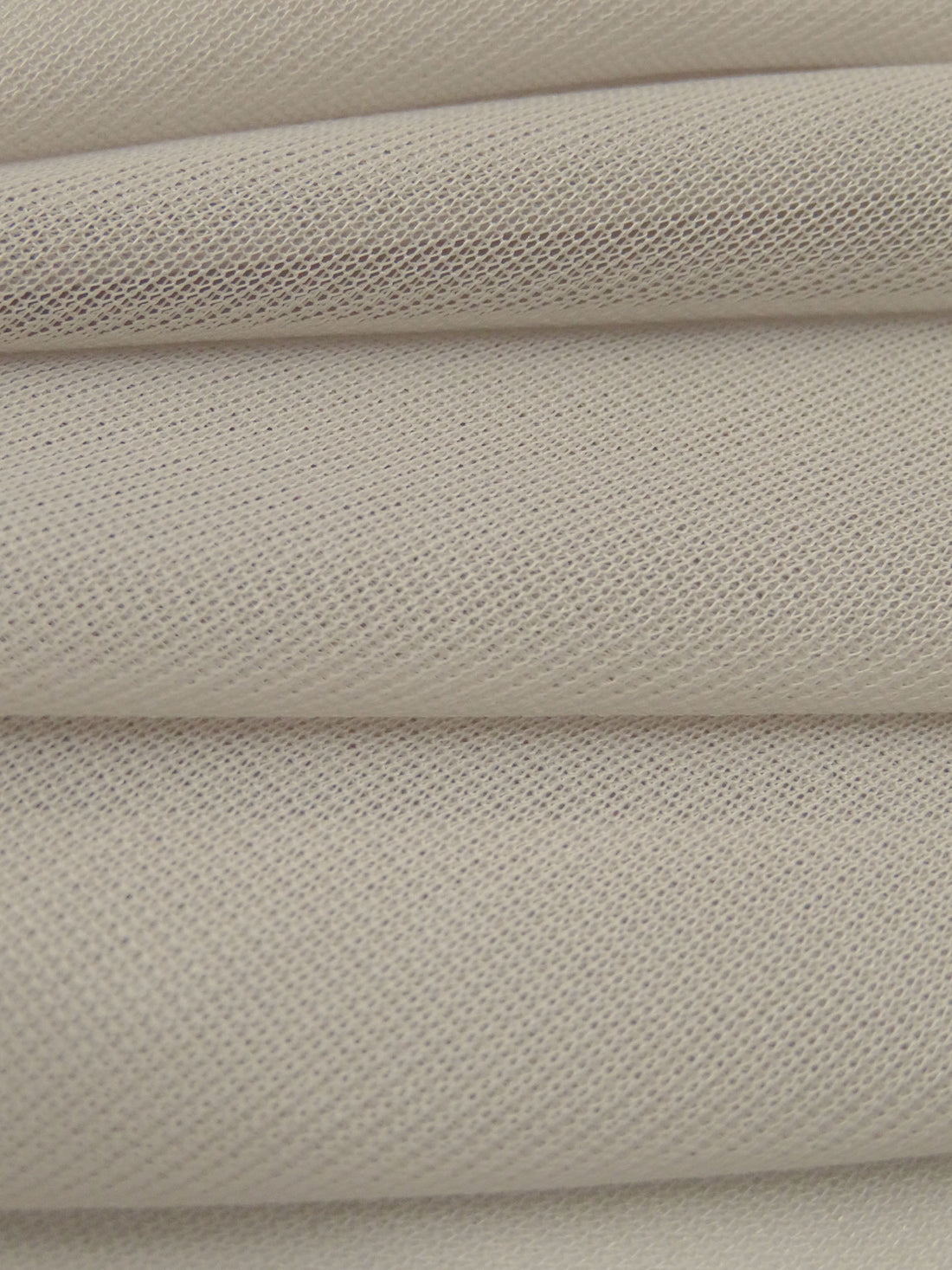 Nude Beige Nylon/Lycra Sheer Mesh Knit Lining - NY Designer - 58W