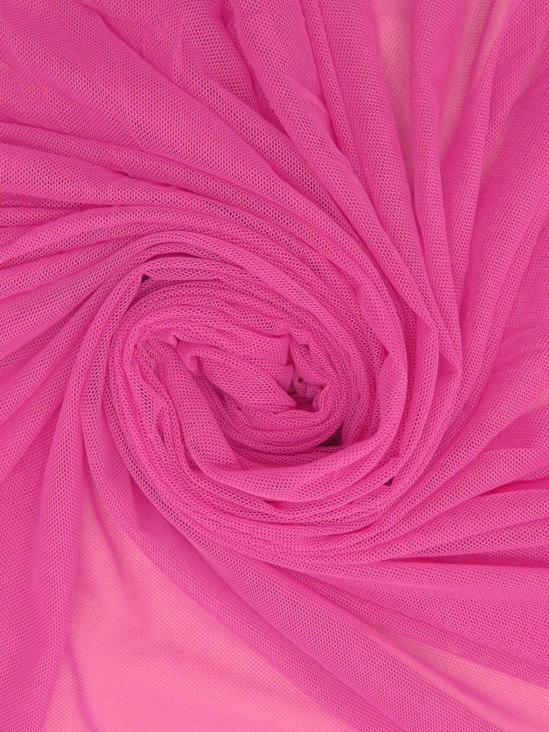 Hot Pink Nylon/Lycra Mesh Knit - NY Designer - 58W