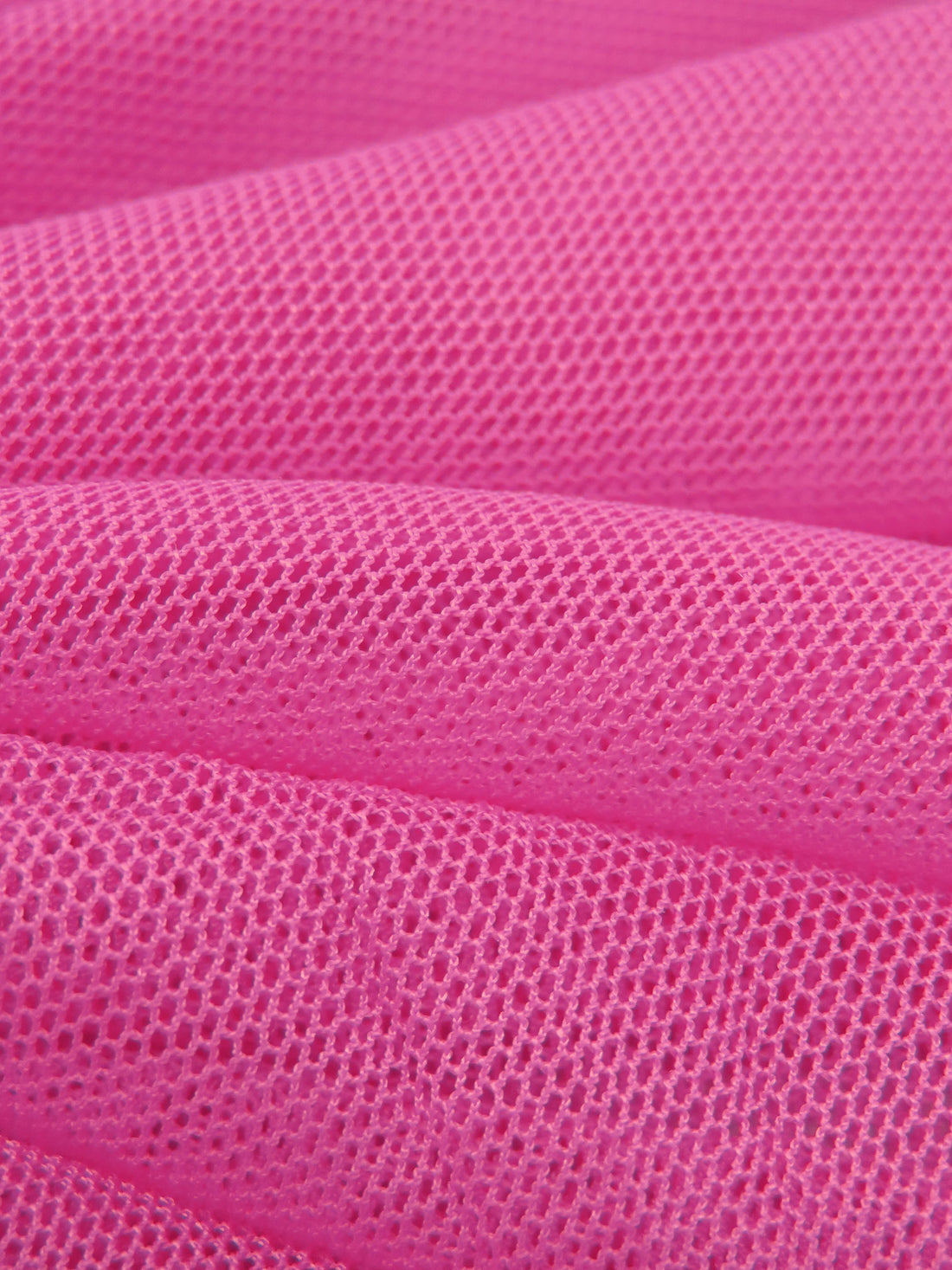Hot Pink Nylon/Lycra Mesh Knit - NY Designer - 58W