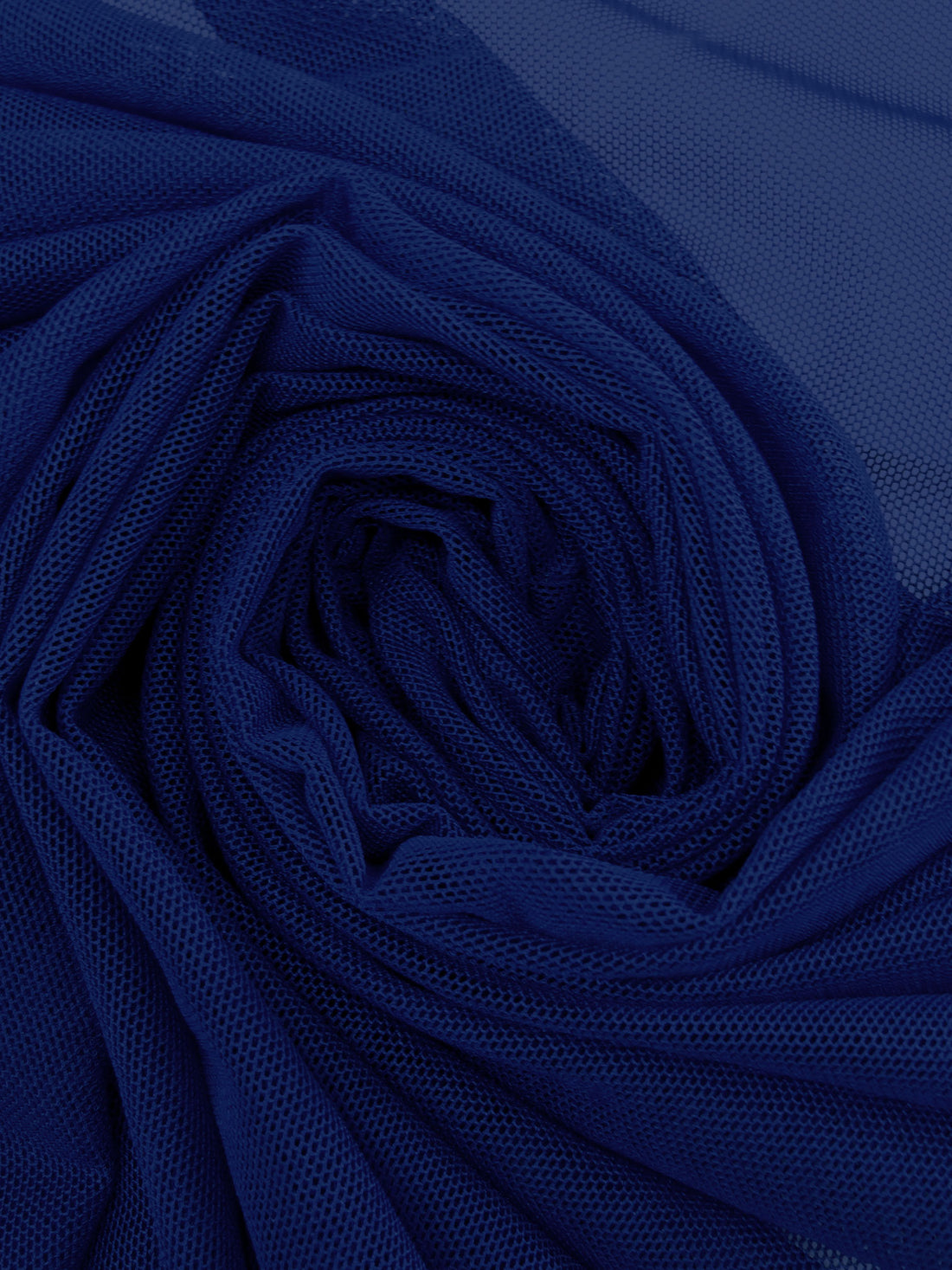 Midnight Blue Nylon/Lycra Mesh Knit - NY Designer - 58W