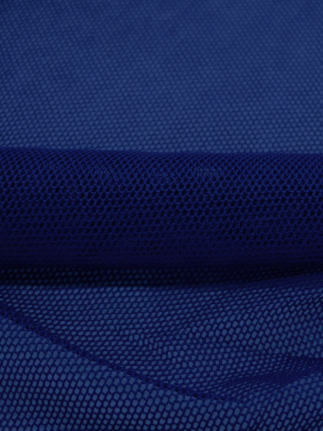 Midnight Blue Nylon/Lycra Mesh Knit - NY Designer - 58W