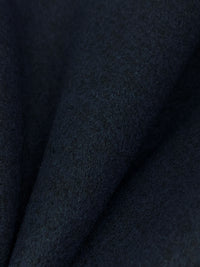 Navy/Black Wool/Nylon Two-Tone Twill Coating - Imported From Italy - 58W