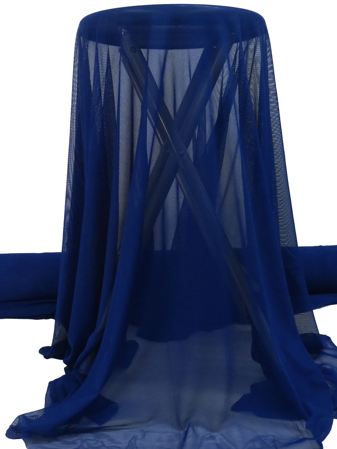 Midnight Blue Nylon/Lycra Mesh Knit - NY Designer - 58W