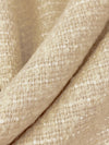 Parchment/Alabaster 100% Wool Boucle Coating - Imported From Italy - 57W