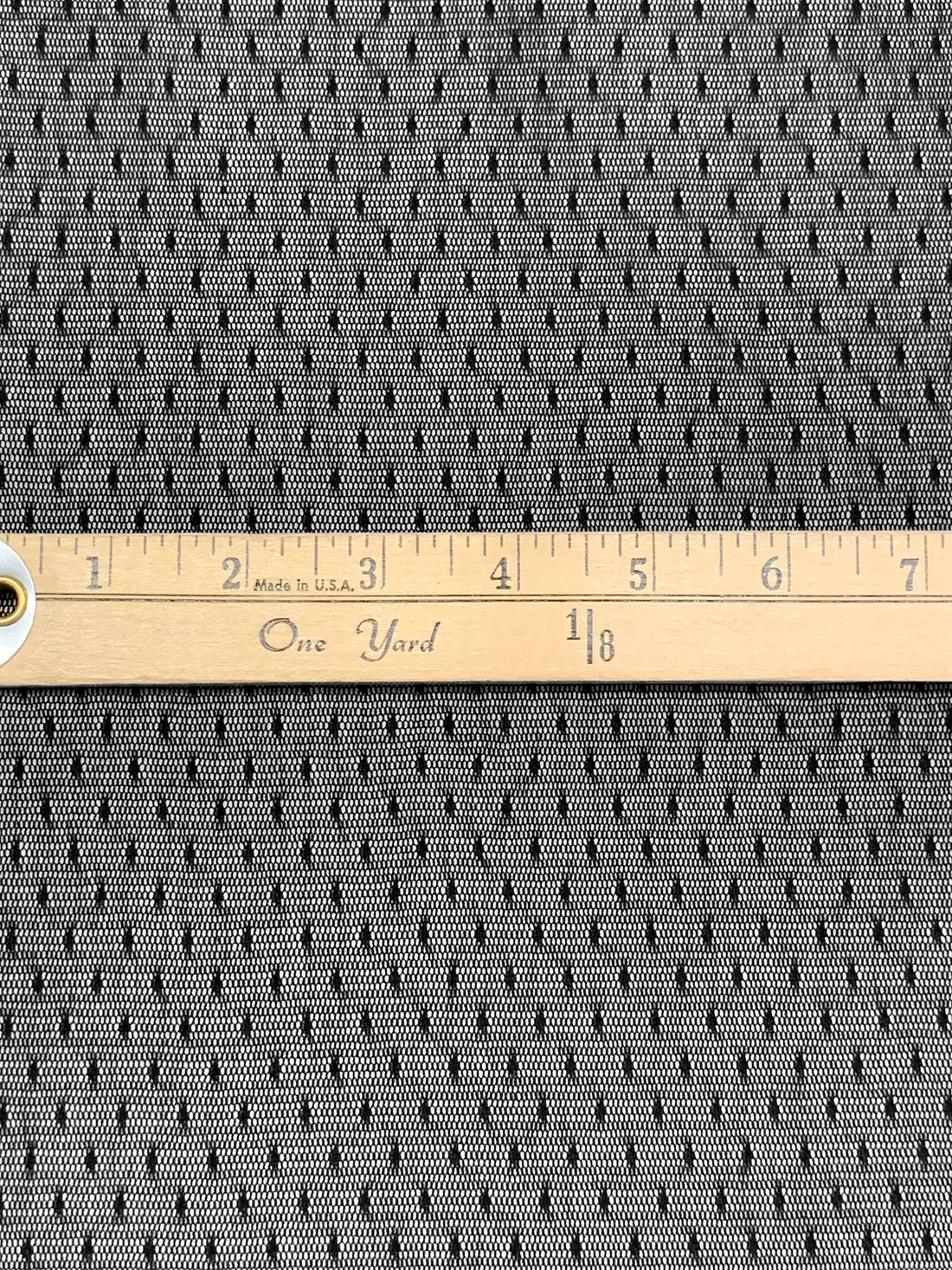 Black Nylon/Lycra Point d'Esprit Stretch Netting 58W