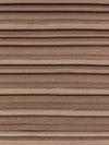 Cocoa Nutmeg Brown Polyester/Lycra Pleated Knit - NY Designer - 60W
