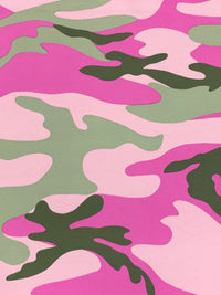 Laurel Green/Mulberry Pink/Multi Nylon/Lycra Camouflage Print Swim/Activewear Knit 60W