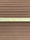 Cocoa Nutmeg Brown Polyester/Lycra Pleated Knit - NY Designer - 60W