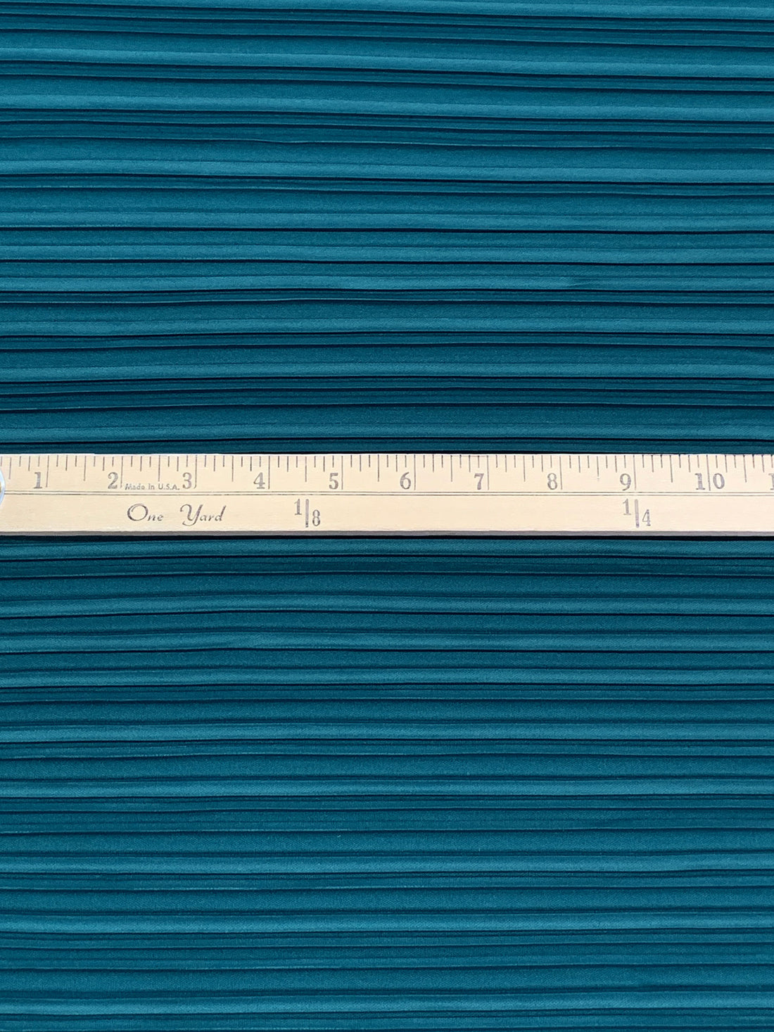 Ocean Blue Polyester/Lycra Pleated Knit - NY Designer - 60W
