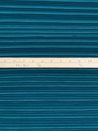 Ocean Blue Polyester/Lycra Pleated Knit - NY Designer - 60W