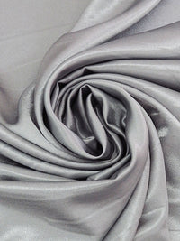 Aluminum 100% Polyester Crepe Back Satin - NY Designer - 56W