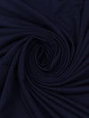 Navy Polyester/Rayon/Lycra French Terry Knit 60W