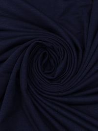 Navy Polyester/Rayon/Lycra French Terry Knit 60W