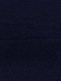 Navy Polyester/Rayon/Lycra French Terry Knit 60W