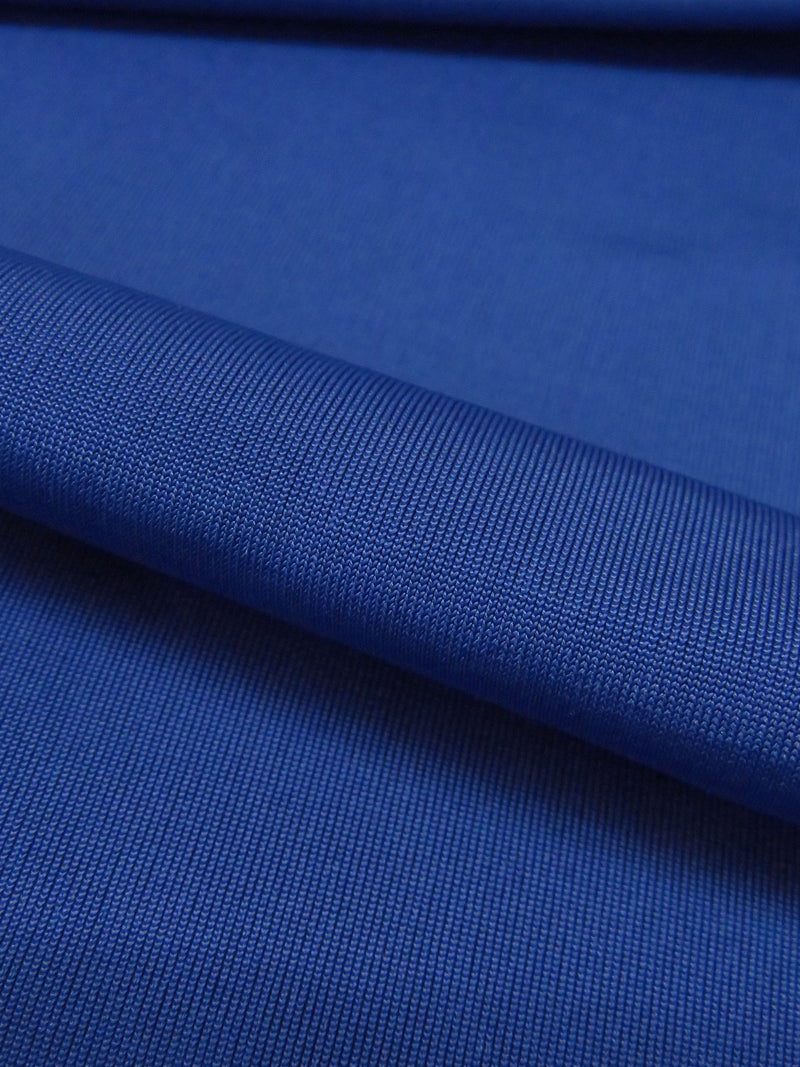 Ultramarine Blue Polyester/Lycra Shiny FTY Knit 56W