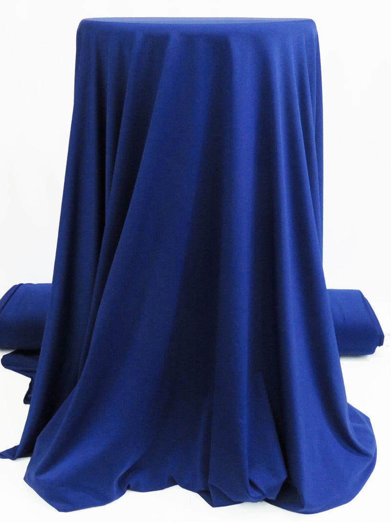 Ultramarine Blue Polyester/Lycra Shiny FTY Knit 56W