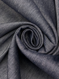 Navy Linen/Nylon/Rayon/Lycra Stretch Linen Blend Bottom Weight Woven - Veronica Beard - 58W