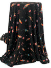 Black/Candy Pink/Sky Blue/Multi Polyester/Lycra Nutcracker Ballet Print Brushed Sweater Knit - NY Designer - 60W