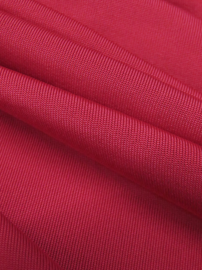 Cardinal Red Polyester/Lycra Shiny FTY Knit 56W