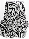 Stoney White/Black Polyester/Lycra Animal Print DTY Knit 58W