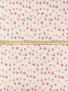 Champagne Pink/White/Lemon/Multi Cotton/Rayon Floral Arrangements Print Jersey Knit - NY Designer - 56W