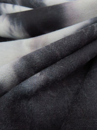 Dark Graphite Gray/Smoked White/Midnight Amethyst/Multi Polyester/Rayon/Lycra Tie-Dye French Terry Knit 58W