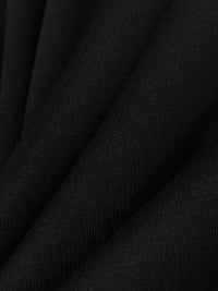 Black Polyester/Rayon/Lycra Hazy French Terry Knit 58W