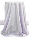 Lavender/White 100% Cotton Horizontal Stripe Print Jersey Knit - NY Designer - 60W