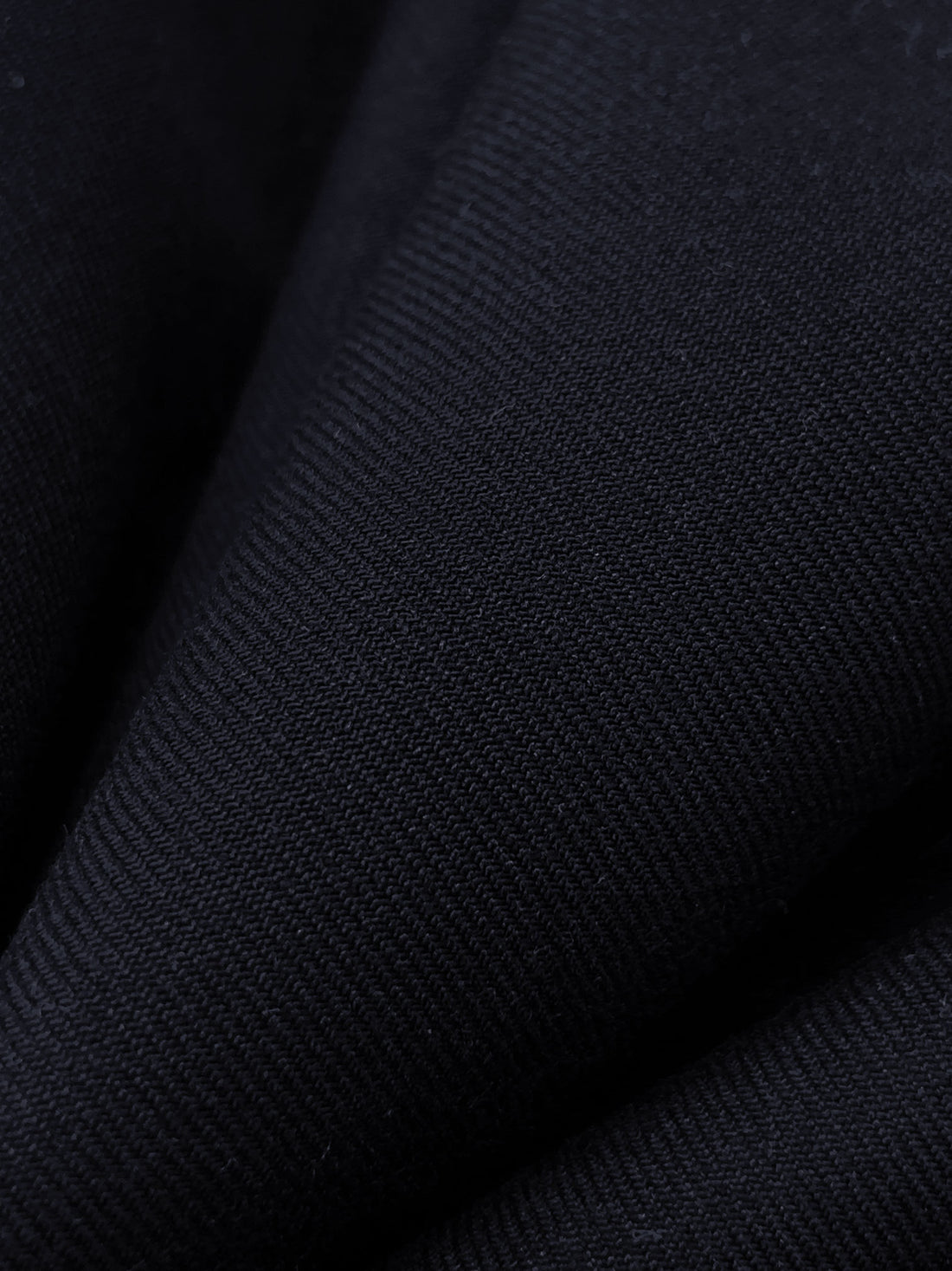 Twilight Navy Wool/Polyester Twill Suiting - NY Designer - 60W