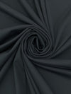 Deep Graphite Polyester/Lycra 1x1 Fine Rib Knit - NY Designer - 46W