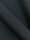 Deep Graphite Polyester/Lycra 1x1 Fine Rib Knit - NY Designer - 46W
