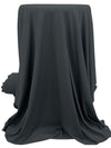 Deep Graphite Polyester/Lycra 1x1 Fine Rib Knit - NY Designer - 46W
