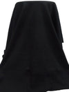 Cool Black Cotton/Lycra 1x1 Rib Knit - NY Designer - 40W