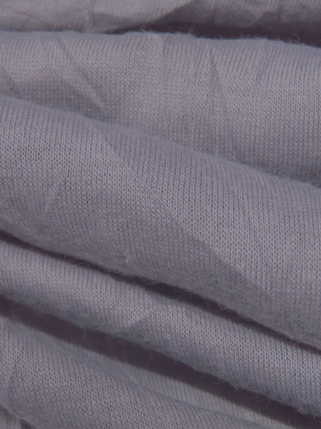 Dark Dusty Lavender 100% Polyester Crinkle Jersey Knit 60W