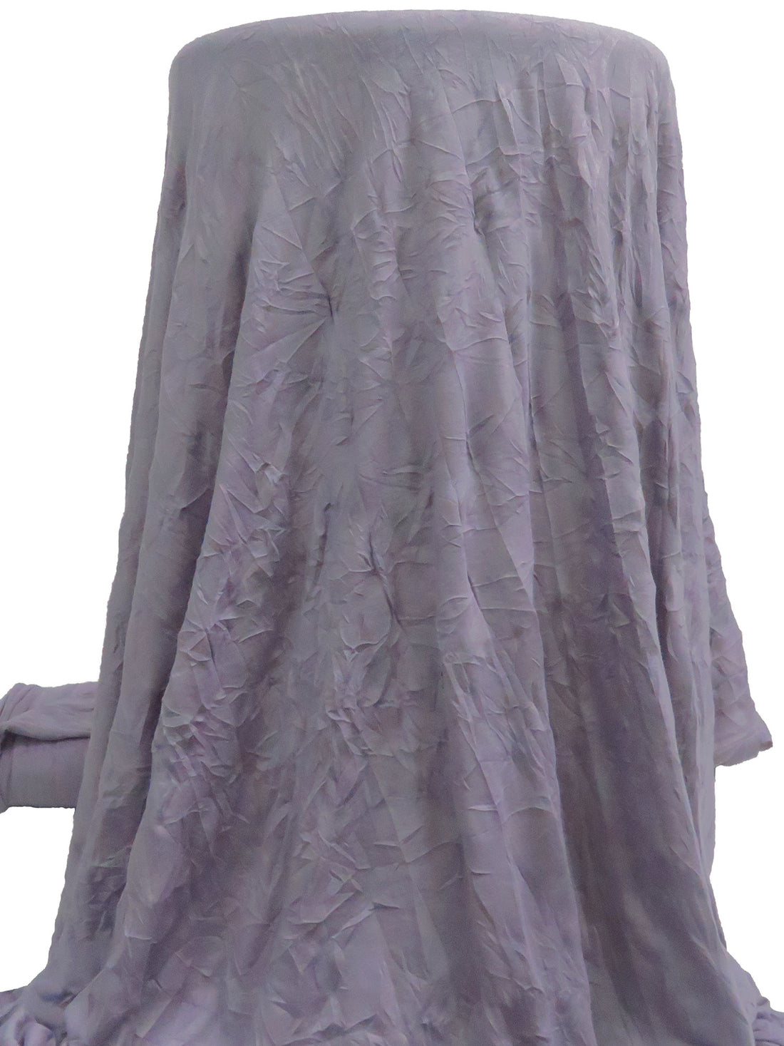 Dark Dusty Lavender 100% Polyester Crinkle Jersey Knit 60W