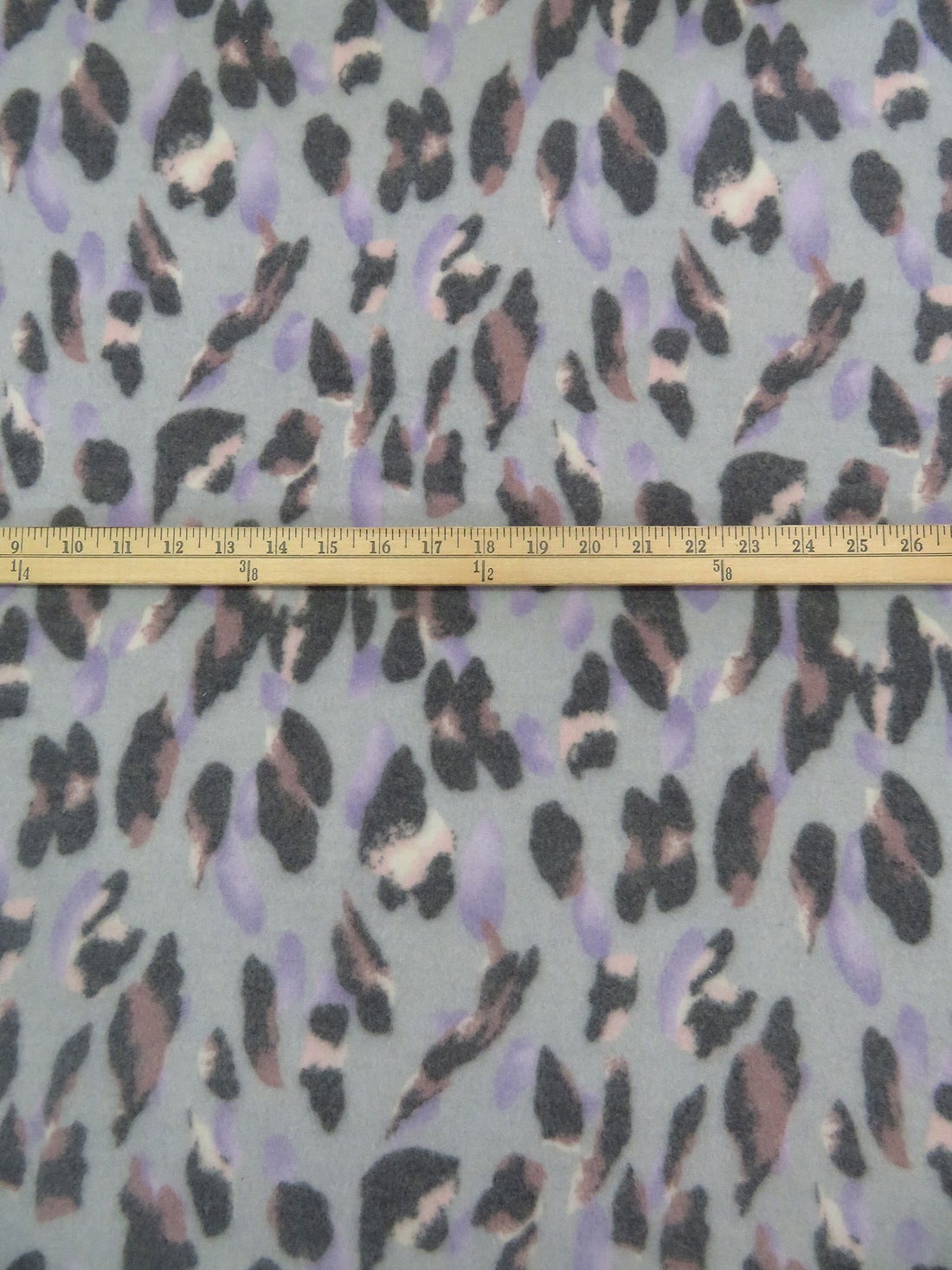 Charcoal Gray/Mauve Taupe/Lavender Purple/Multi 100% Polyester Abstract Animal Print Brushed Sweater Knit 58W