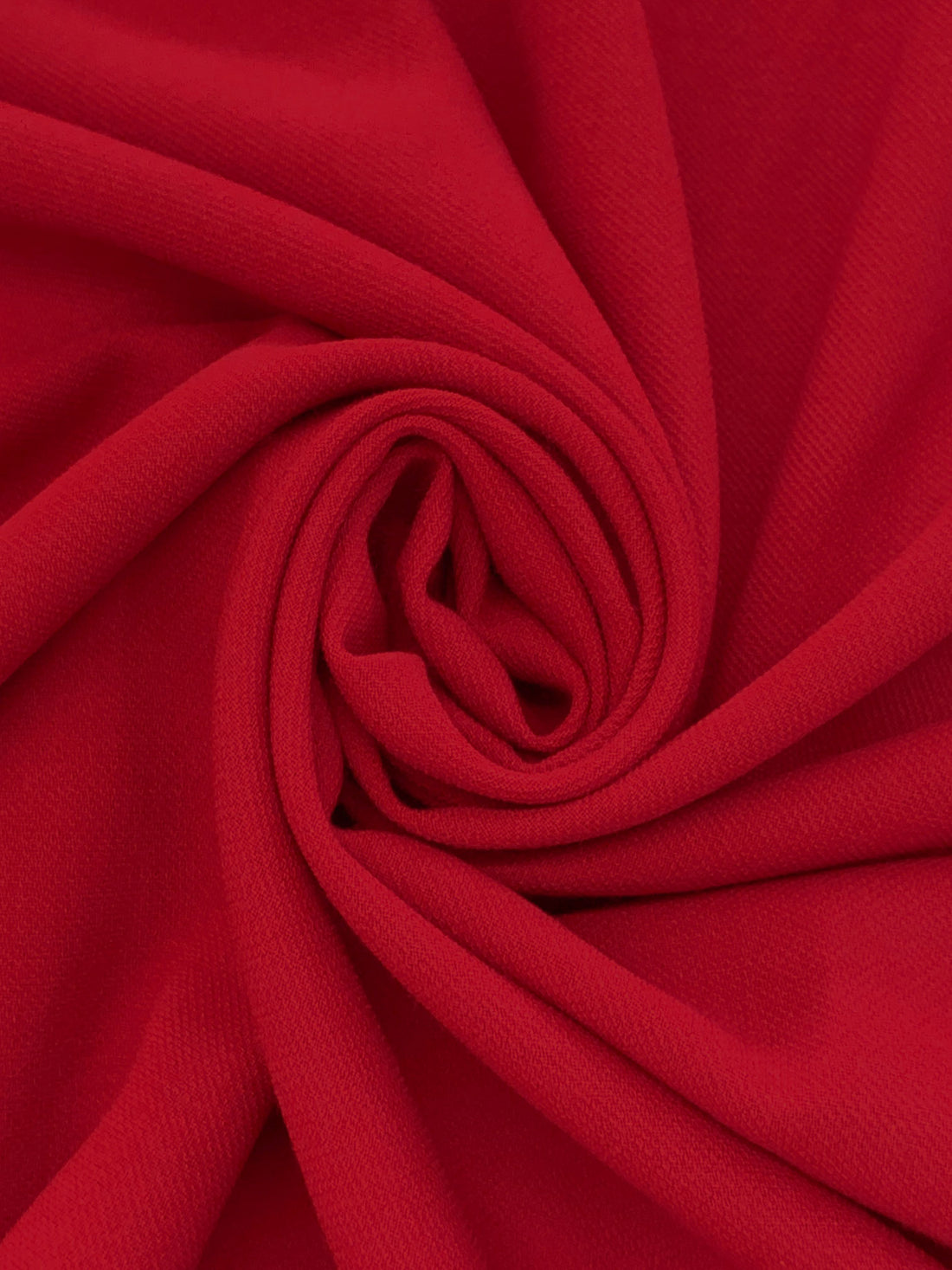 Cardinal Red 100% Worsted Wool Tricotine Suiting 58W